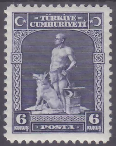 TURQUÍA / TURQUÍA - 1929 LOBO - PERRO - PERRO Mi.: 888 - **MNH** - Imagen 1 de 2
