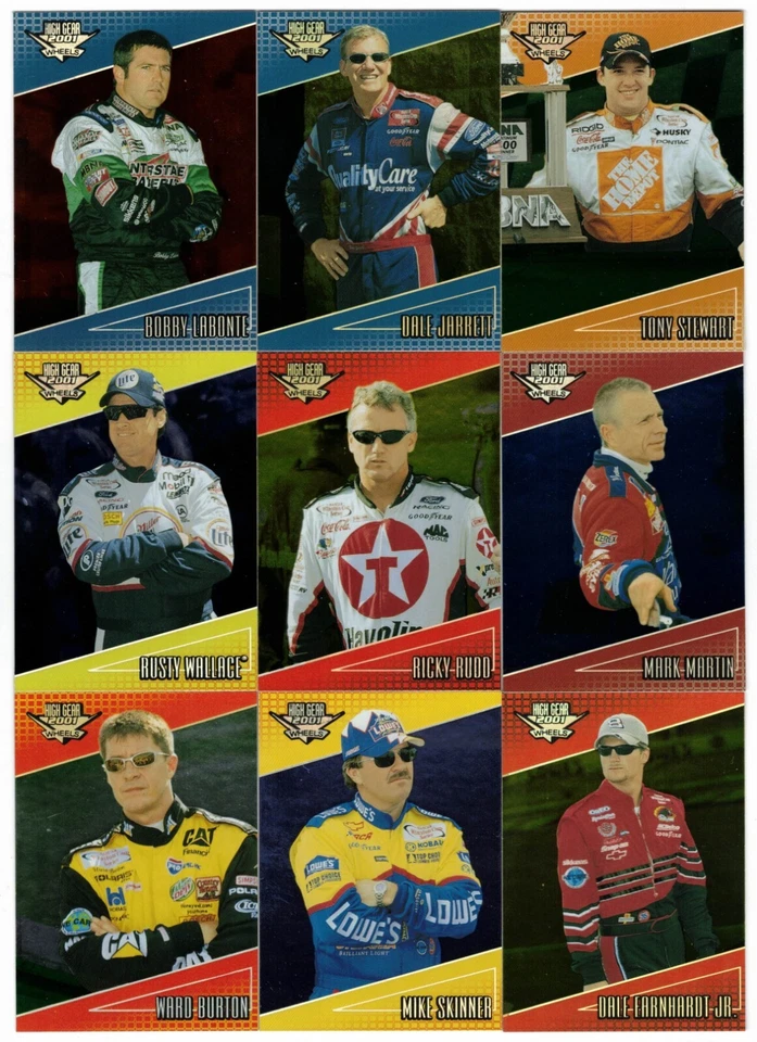 2001 Wheels High Gear NASCAR First Gear You Pick the Card, Finish Your Set - Image 1 of 1