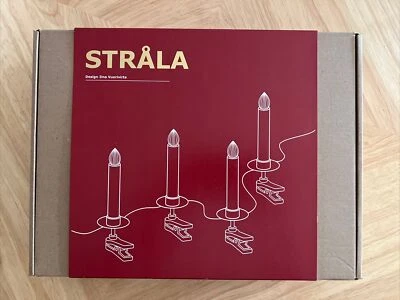 Ikea STRÅLA LED String Light with 24 Lights Candle Strala NIP Strala - Image 1 of 4