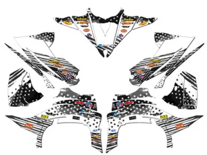 2014-2020 (YFZ 450R) YFZ 450 MERICA gris Senge kit de gráficos compatible con - Imagen 1 de 7