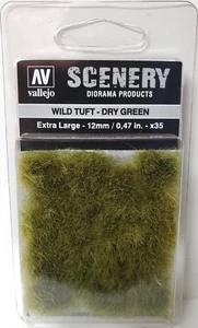 WILD TUFT: DRY GREEN: X-LARGE Acrylicos Vallejo Scenery Diorama Products SC424 - Picture 1 of 2