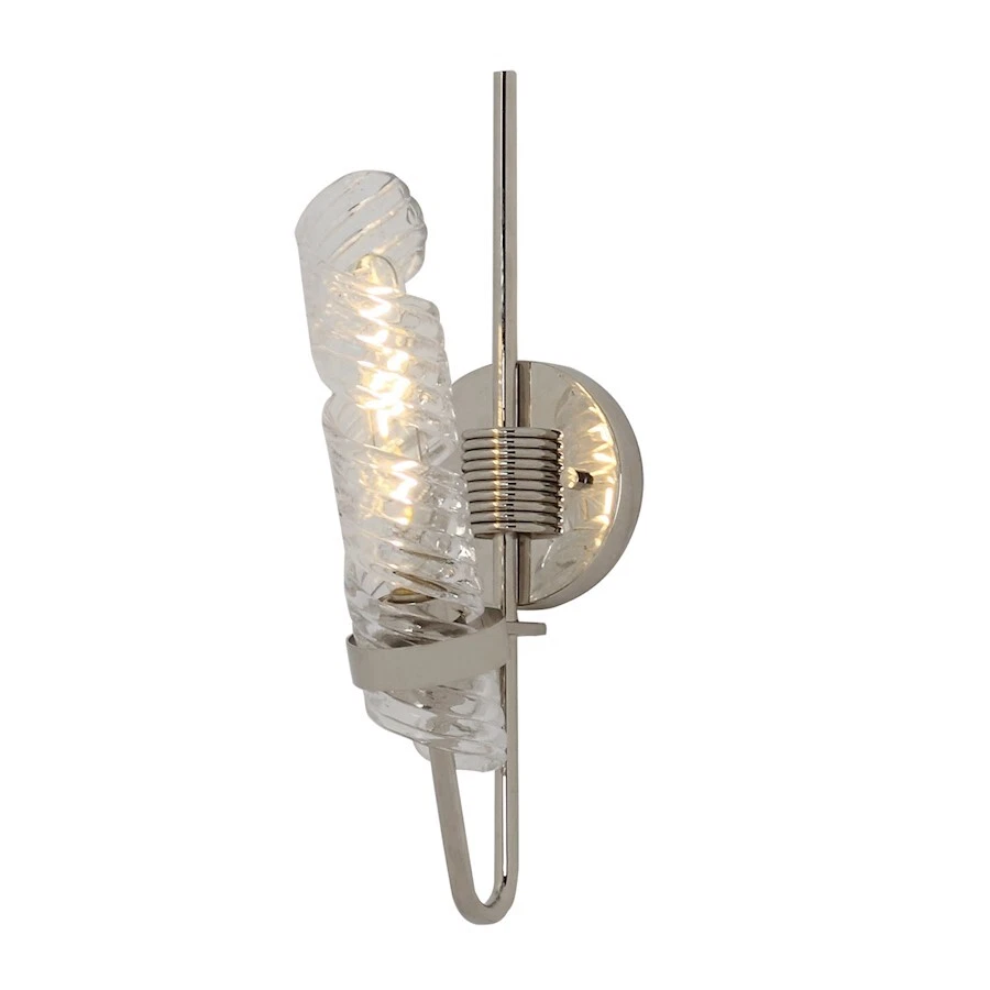 Aplique de pared Maxim Lighting Milano 1 luz, níquel pulido - 39551CLPN Foto 1 de 1