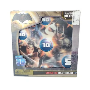 Cardinal Batman v Superman 3D Magnetic Dart Board RARE SAMPLE ONLY NOTFOR RESALE - Picture 1 of 7