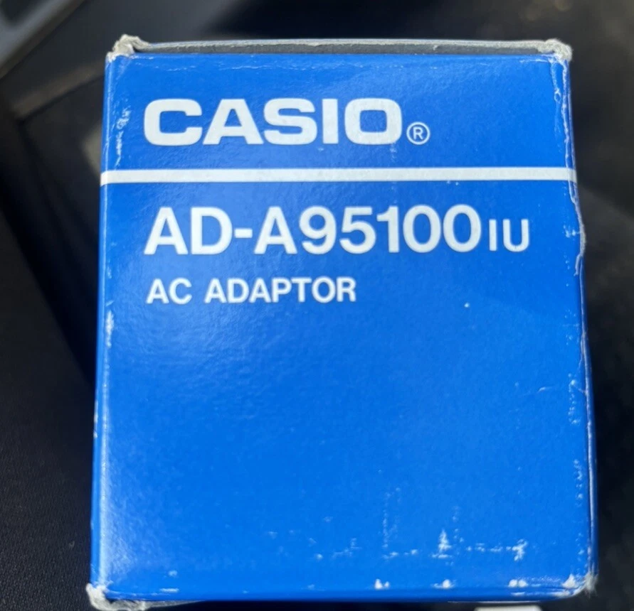 NOS Genuine Casio  AD-A95100IU AC/DC Wall Adapter CLS 2 Power Supply 9.5V 1000mA - Image 1 of 4