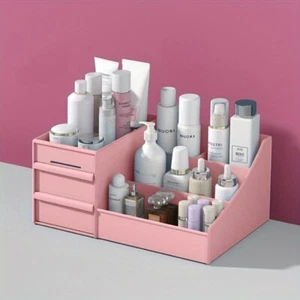 1pc Office Desk Tidy Storage Box,Desktop Stationery Organizer With Drawers - Picture 1 of 10
