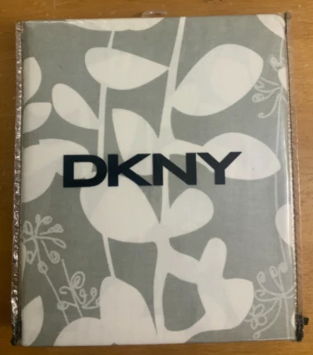 Nova cortina de chuveiro DKNY "Enchanted Forest" algodão 72 x 72 cinza branco floral - Imagem 1 de 2