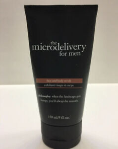 Philosophy The Microdelivery For Men Face & Body Scrub 5 oz / 150 ml  Sealed