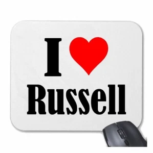 MOUSEPAD Mauspad I Love Russell Ich Liebe Russell - Photo 1/1