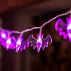 1.5M Halloween Party Led Light String Bat Pumpkin Horror Ghost Home Decor