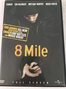 8 Mile Full Screen DVD Ships Free Same Day With Tracking - Picture 1 of 2