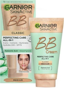 Garnier SkinActive Classic Perfecting All-in-1 BB Cream, Shade Medium  - Picture 1 of 10