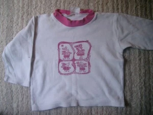 weiss rosa T Shirt Motiv - Hase - Bild 1 von 1