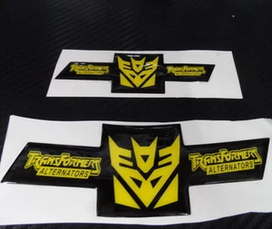 Insignia de coche Transformers Decepticon PVC epoxi delantero trasero para emblema CRUZE 2009-14 - Imagen 1 de 3