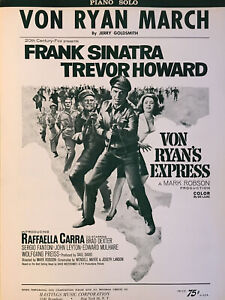 FRANK SINATRA & TREVOR HOWARD sheet music VON RYAN’S EXPRESS (1965)