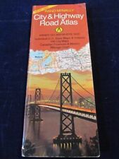 Vintage 1982 Rand McNally City & Highway Road Atlas 224pg Brochure Booklet Q1027