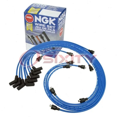 1 pc NGK Spark Plug Wire Set for 1965-1972 Chrysler Newport 7.2L 6.3L 6.6L ex - Image 1 of 4