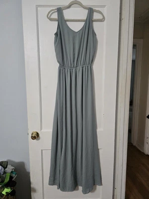 Maxi Vestido Largo Show Me Your Mumu Pequeño Kendall Suave Carbón Crujiente Dama de honor Foto 1 de 4