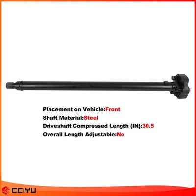 For BMW X5 E53 2000 2001 2002 2003 Front Driveshaft 65-7054 26207508629 - Image 1 of 4