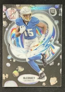 🔥2024 Topps Signature Class Ladd McConkey RC Fluido Trasparente Variazione F-10 SSP - Foto 1 di 5