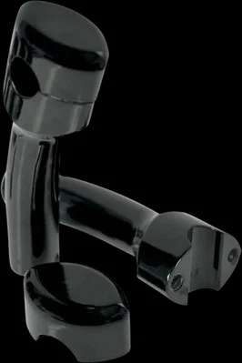 Guidão LA 5.5x1.25 cromado liso riser com recuo Yamaha V Star 650 98-16 - Imagem 1 de 3