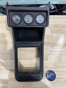 VW MK1 Cabriolet Center Shifter Guage Console Black OEM Non AC - Picture 1 of 7