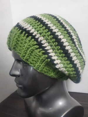 Boina Tam Sombrero Rasta Hippie Dreads Gorro Reggae Gorra Rastas Slouchy Talla Única Foto 1 de 4