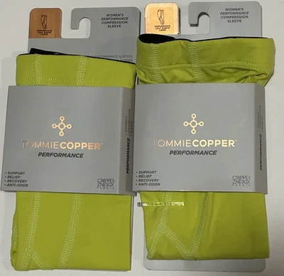 2 Tommie Copper Womens Performance Compression Calf Sleeves Large NEW - Image 1 of 4