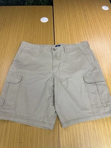 Pantalones Cortos de Carga George At The Knee para Hombre Lavado a Piedra/Caqui 10” Entrepierna Talla 40 Nuevos con Etiquetas - Imagen 1 de 7
