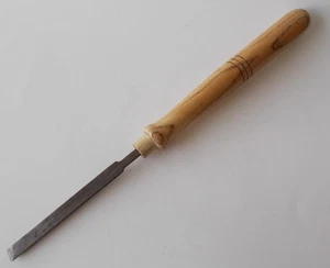 Tornio tornio legno vintage Marples & Sons 1/2" scalpello trifoglio Inghilterra - Foto 1 di 4