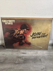 Call Of Duty WWII Join The Infantry Collectible Poster - Picture 1 of 1