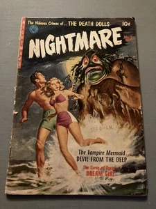 Nightmare #2 1952, Golden Age Ziff-Davis, Good Girl Art (siehe Fotos) - Bild 1 von 11