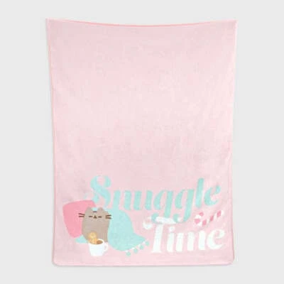 CULTUREFLY Pusheen Snuggle Time Sherpa Blanket