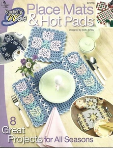 Place Mats and Hot Pads - Crochet 'n' Weave Instruction Booklet - Picture 1 of 2