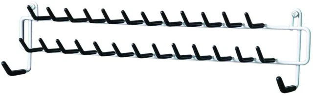 ClosetMaid 8051 Tie and Belt Rack - White