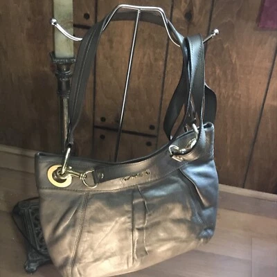 Cartera COACH Ashley Bandolera Bolso de Hombro Cartera E1281-F17605 Tono Bronce/Estaño Foto 1 de 4