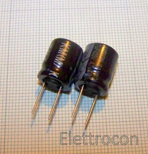 2 pezzi Condensatore elettrolitico polarizzato 4,7uF 400V 105°C SAMXON KM Serie - Imagen 1 de 1