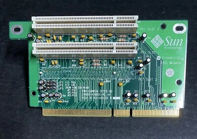 Sun 370-3196 3-Slot PCI Riser Board for Sun Ultra 5 Workstation, TESTED - Image 1 of 4