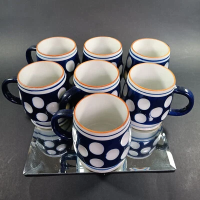 Стеклянные чашки COIN DOT, керамическая кофейная кружка, набор чайных чашек, керамика на японских ножках - Изображение 1 из 4