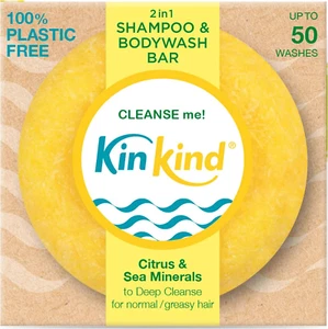 Kinkind CLEANSE Me! 2 in 1 Shampoo & Bodywash Bar. Soap Free Shampoo Bar for Nor