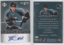 2007-08 Upper Deck Black Diamond Gemography Steve Bernier #G-SB Auto
