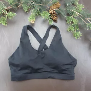 Old Navy Sport Bra Size XL Black Padded Wireless Pullover - Picture 1 of 7