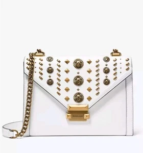 NEU MIT ETIKETT MICHAEL KORS KETTE SOLLTE TASCHE/UMHÄNGETASCHE HANDTASCHE $ 400 - Bild 1 von 14