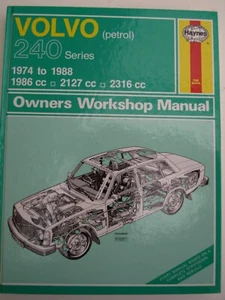 HAYNES VOLVO 240 SERIES 1974 TO 1988 OWNERS WORKSHOP MANUAL (HARDBACK) - Picture 1 of 3