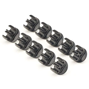 Automec Universal Car Brake Pipe Chassis Clips Double For 5/16 Inch Pipe Pack 10 - Picture 1 of 2