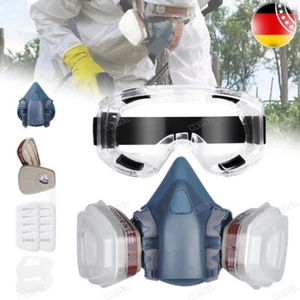Atemschutzmaske Halbmaske Profi Gasmaske 7502 Lackiermaske mit Filter Atemschutz - Bild 1 von 15