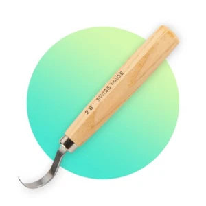 Pfeil 28 Small Round Spoon Carving Tool - Left Handed - Picture 1 of 5
