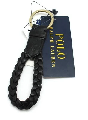 Llavero Polo Ralph Lauren de cuero negro para hombre y mujer Foto 1 de 4