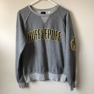 Wizarding World Harry Potter Hufflepuff Sweatshirt Womens M Universal Studios - Picture 1 of 13