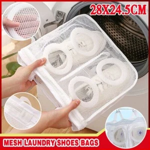 Mesh Laundry Shoes Bags Dry Shoe Organizer Portable Washing Bags AU Stock NEW AU - Picture 1 of 11