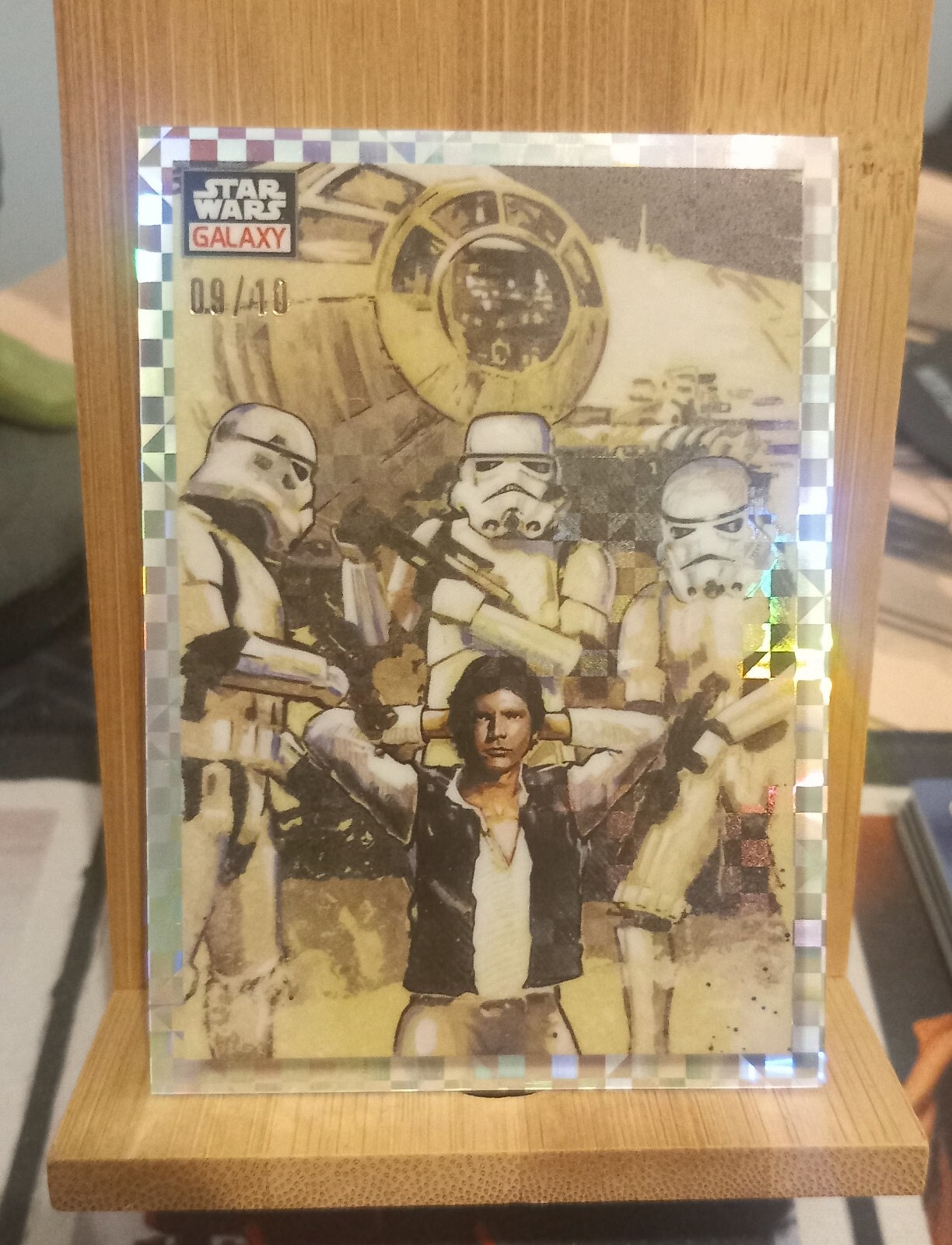 2023 TOPPS CHROME STAR WARS GALAXY THE CAPTAIN CAPTURED! #51 X FRACTOR  09/10